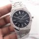 Audemars Piguet Royal Oak Black Dial Watch Frosted White Gold Case (2)_th.jpg